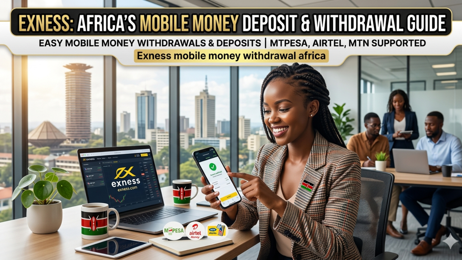 Exness mobile money withdrawal africa step by step guide